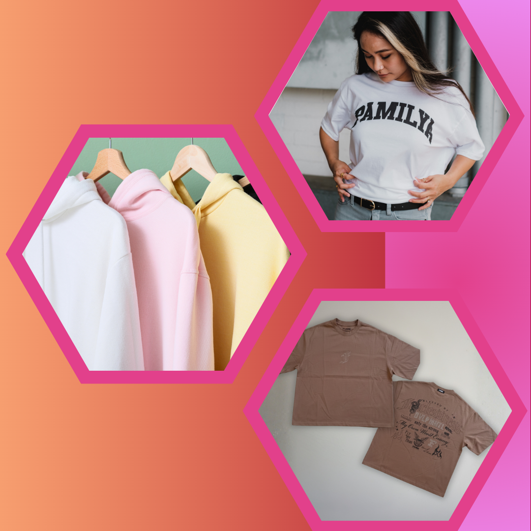 Customized shirts, hoodies or uniforms