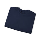 Crewneck Sweatshirt — Minimal Line Art Heart "I (heart) you" Back Design