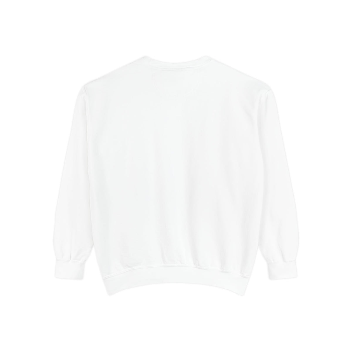 Minimalist "Be Kind" White Sweatshirt — Small Chest Text Crewneck