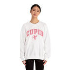 Crewneck Sweatshirt — Minimal Line Art Heart "I (heart) you" Back Design