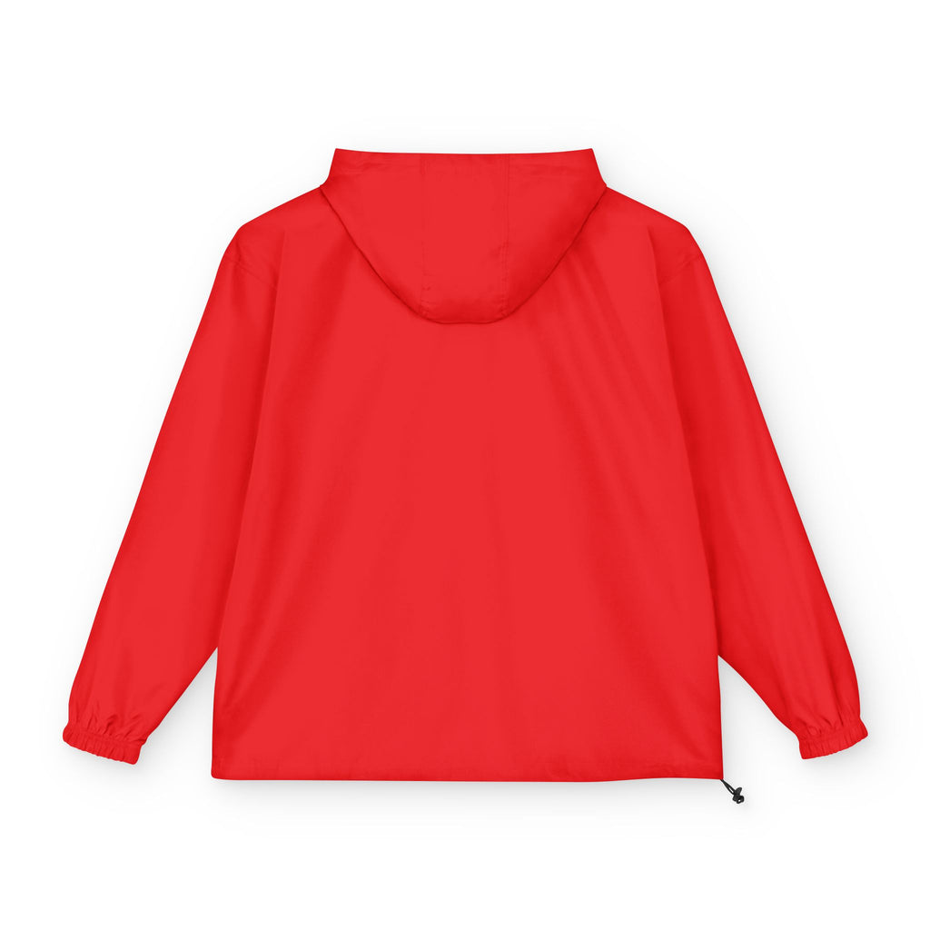 Packable Anorak Jacket — Orange Heart Sequin Patch
