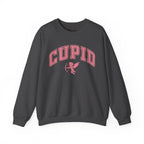 Crewneck Sweatshirt — Minimal Line Art Heart "I (heart) you" Back Design