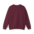 Crewneck Sweatshirt — Minimal Line Art Heart "I (heart) you" Back Design