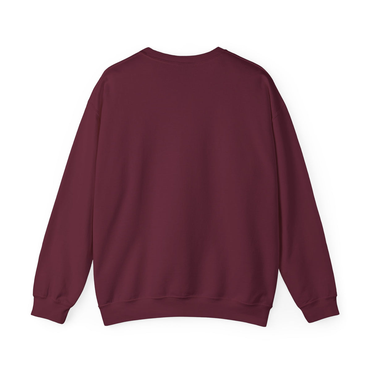 Crewneck Sweatshirt — Minimal Line Art Heart "I (heart) you" Back Design