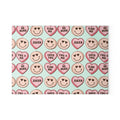 Valentine Conversation Hearts Glass Cutting Board — 'Love You / XOXO' Pattern