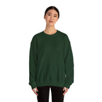 Crewneck Sweatshirt — Minimal Line Art Heart "I (heart) you" Back Design