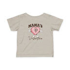 Infant Tee — "Mama’s Valentine" Cute Heart Baby Shirt