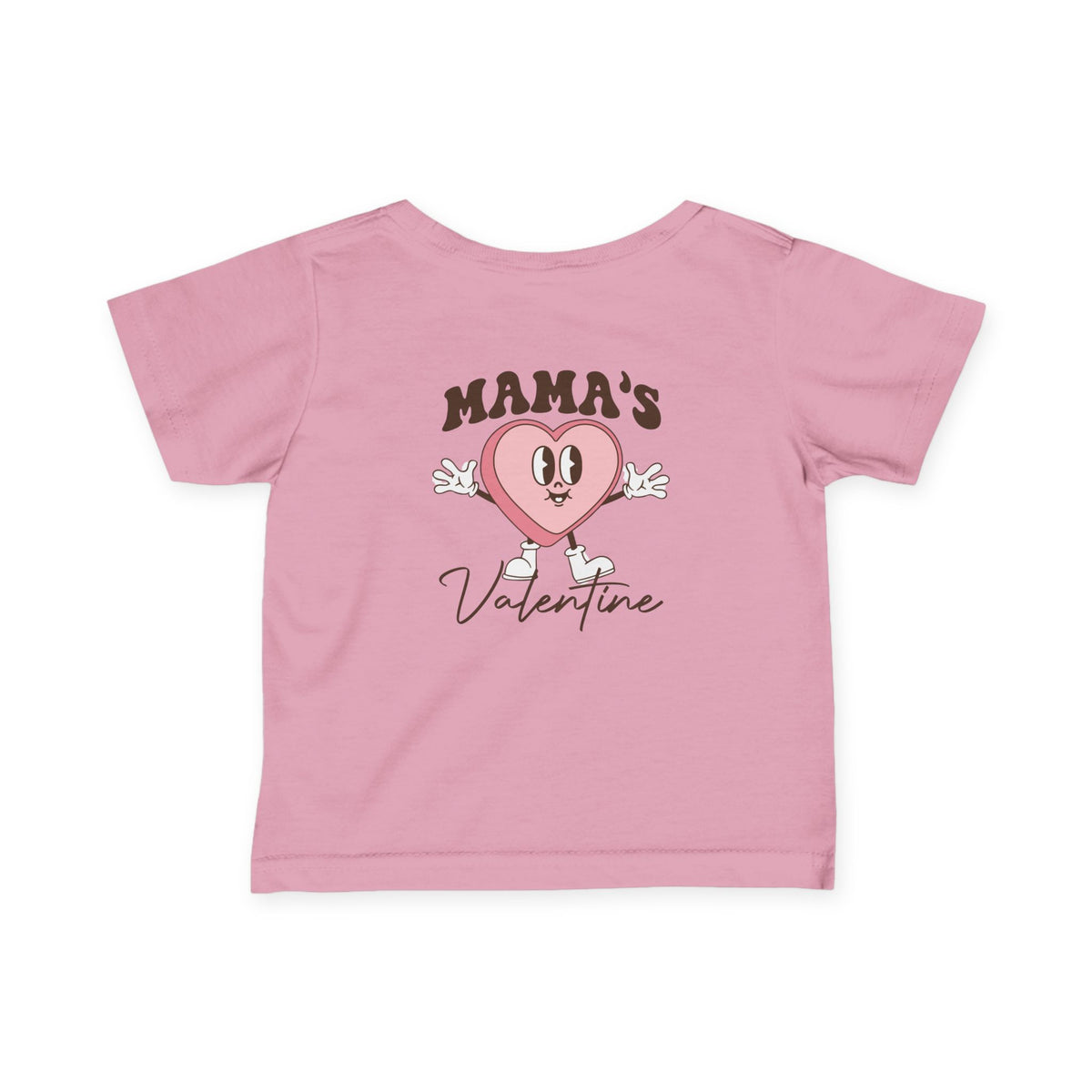 Infant Tee — "Mama’s Valentine" Cute Heart Baby Shirt