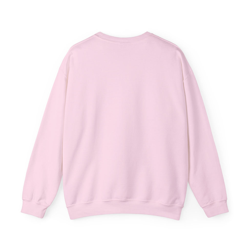 Crewneck Sweatshirt — Minimal Line Art Heart "I (heart) you" Back Design