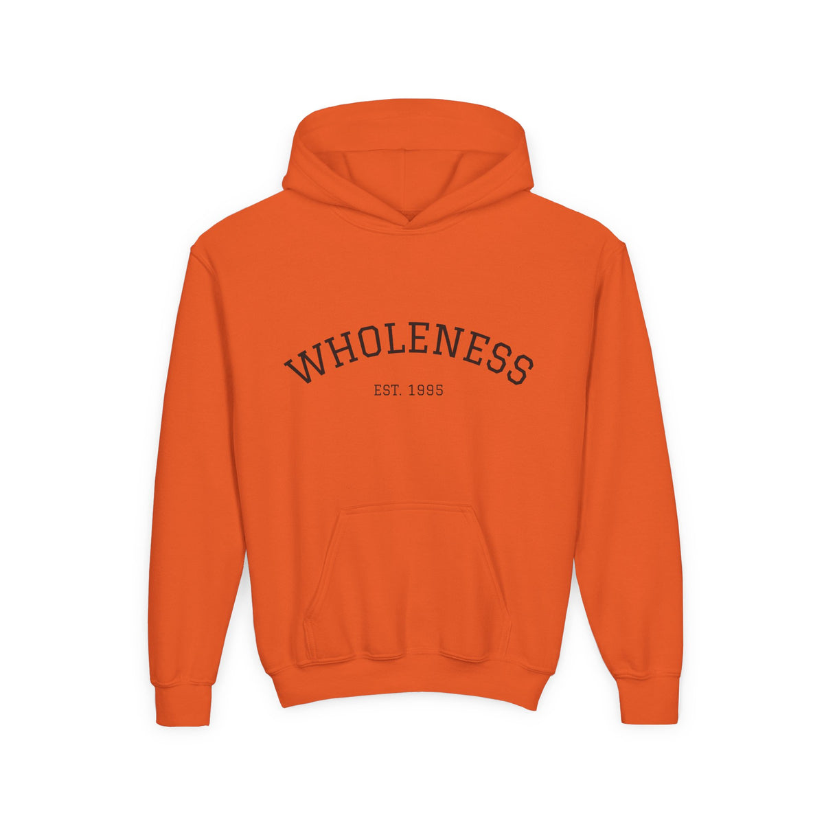 Wholeness Youth Hoodie – Vintage 'EST. 1995' Arch Logo