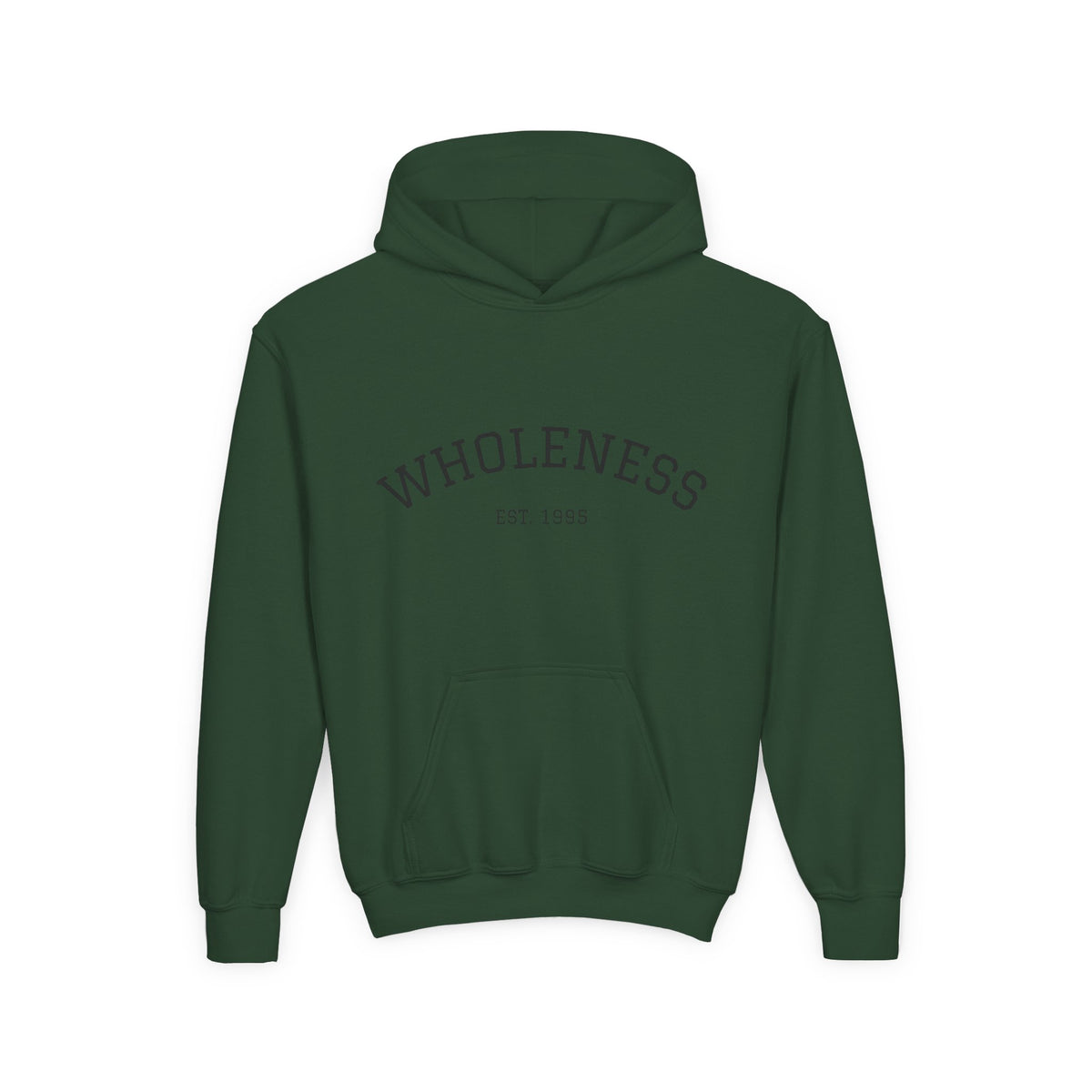 Wholeness Youth Hoodie – Vintage 'EST. 1995' Arch Logo