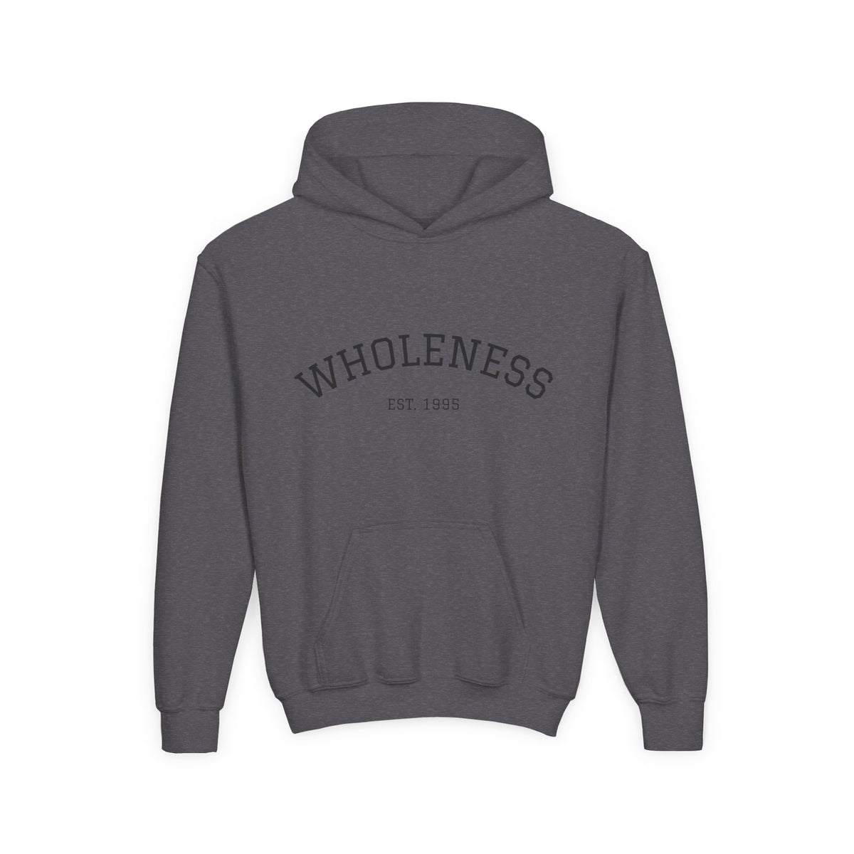 Wholeness Youth Hoodie – Vintage 'EST. 1995' Arch Logo