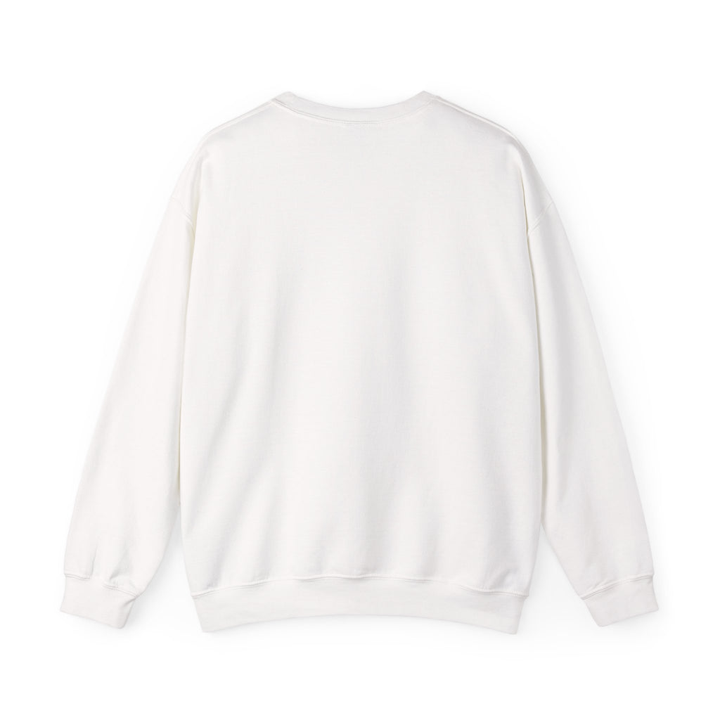 Crewneck Sweatshirt — Minimal Line Art Heart "I (heart) you" Back Design