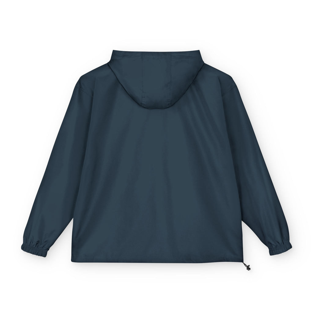 Packable Anorak Jacket — Orange Heart Sequin Patch