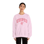 Crewneck Sweatshirt — Minimal Line Art Heart "I (heart) you" Back Design