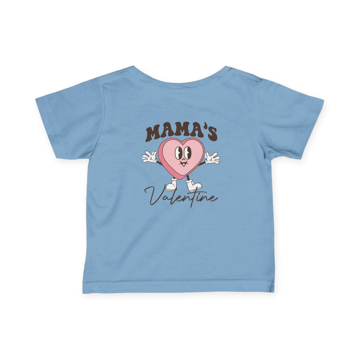 Infant Tee — "Mama’s Valentine" Cute Heart Baby Shirt