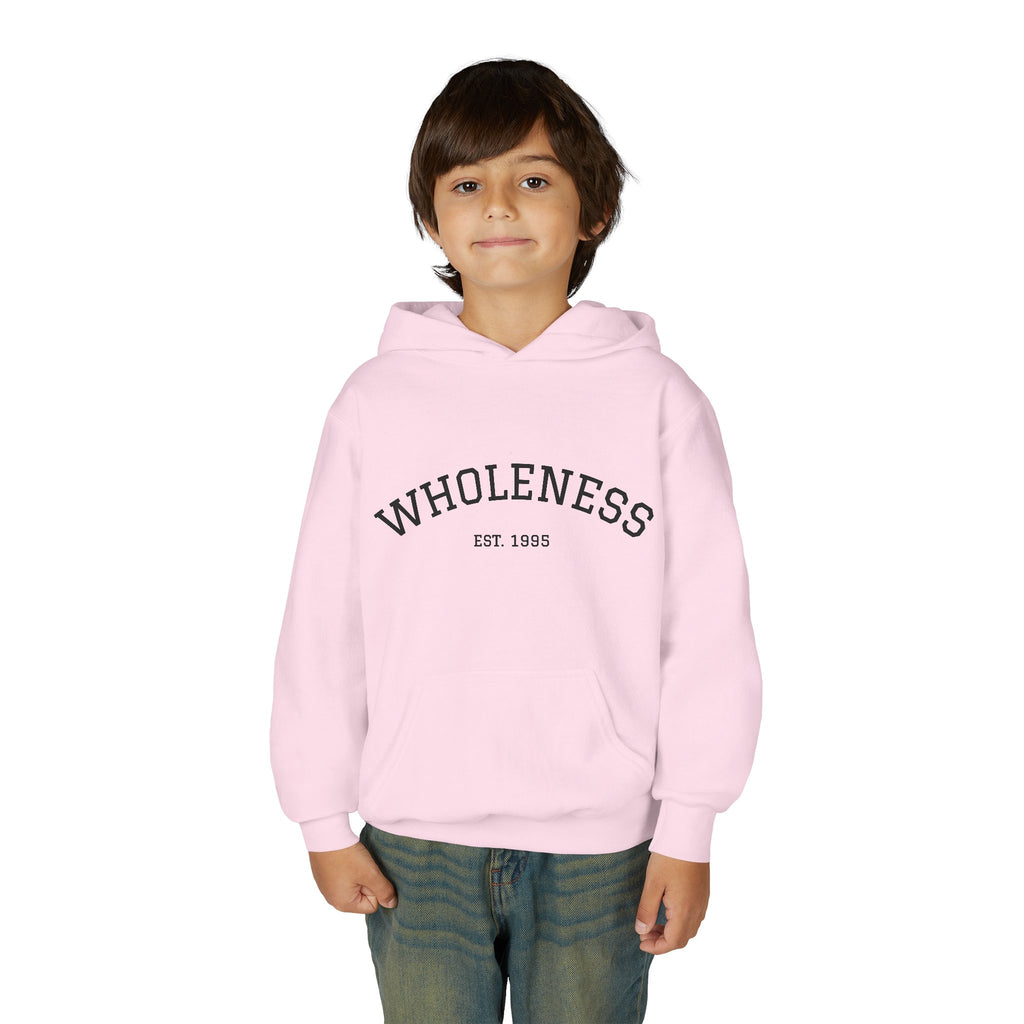 Wholeness Youth Hoodie – Vintage 'EST. 1995' Arch Logo