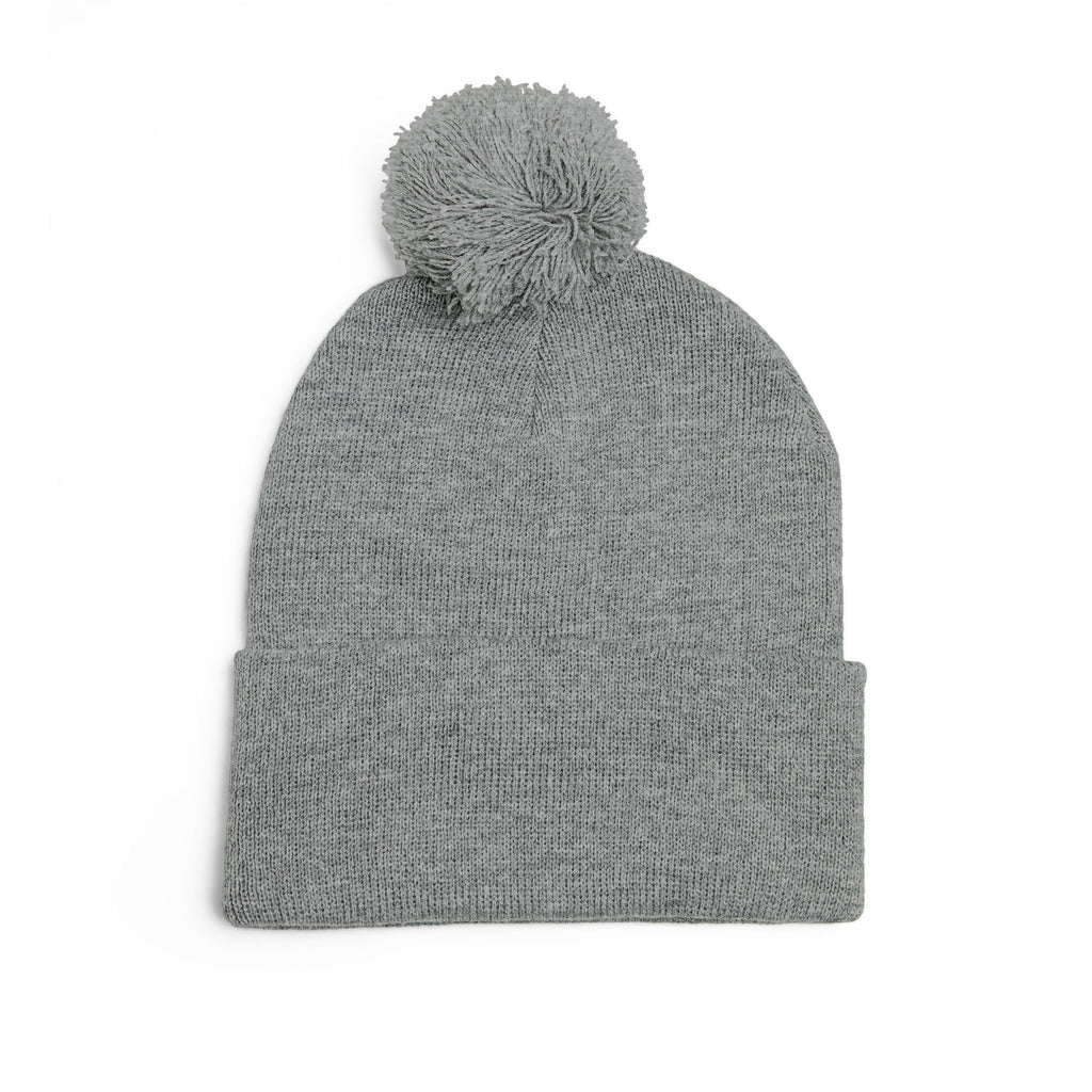 Embroidered Pom-Pom Beanie — "You Are Berry Special" Cute Strawberry Knit Hat