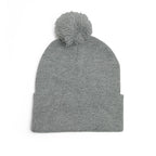 Embroidered Pom-Pom Beanie — "You Are Berry Special" Cute Strawberry Knit Hat
