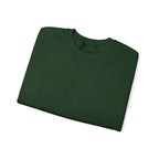 Crewneck Sweatshirt — Minimal Line Art Heart "I (heart) you" Back Design