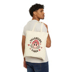 Valentine Vibes Tote Bag — Cute Heart Smile Canvas Shopper
