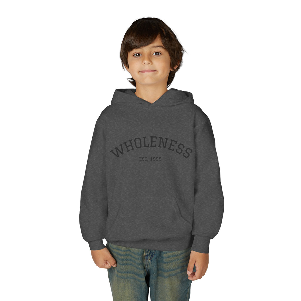 Wholeness Youth Hoodie – Vintage 'EST. 1995' Arch Logo