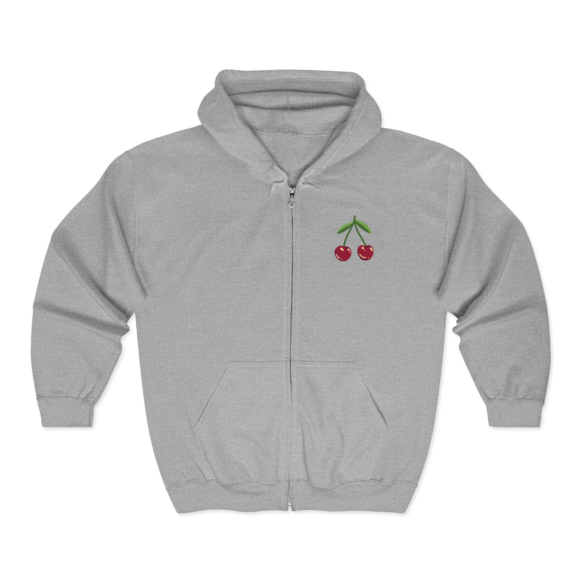 XOXO Script Zip Hoodie – Black Full‑Zip Sweatshirt with Bold Back Graphic