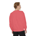 Minimalist "Be Kind" White Sweatshirt — Small Chest Text Crewneck