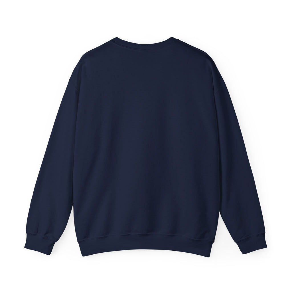 Crewneck Sweatshirt — Minimal Line Art Heart "I (heart) you" Back Design