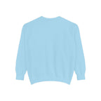 Minimalist "Be Kind" White Sweatshirt — Small Chest Text Crewneck