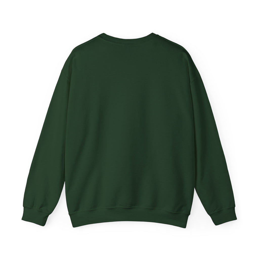 Crewneck Sweatshirt — Minimal Line Art Heart "I (heart) you" Back Design