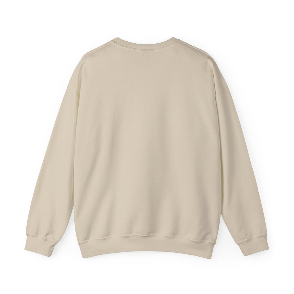 Crewneck Sweatshirt — Minimal Line Art Heart "I (heart) you" Back Design