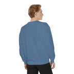Minimalist "Be Kind" White Sweatshirt — Small Chest Text Crewneck