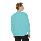 Minimalist "Be Kind" White Sweatshirt — Small Chest Text Crewneck