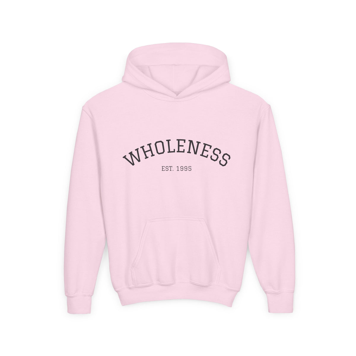 Wholeness Youth Hoodie – Vintage 'EST. 1995' Arch Logo