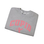 Crewneck Sweatshirt — Minimal Line Art Heart "I (heart) you" Back Design