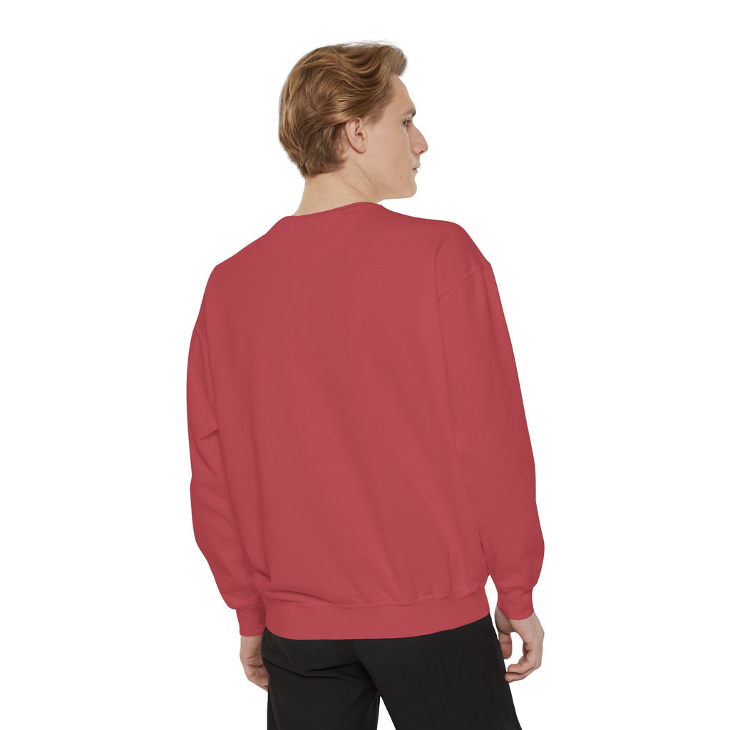 Minimalist "Be Kind" White Sweatshirt — Small Chest Text Crewneck
