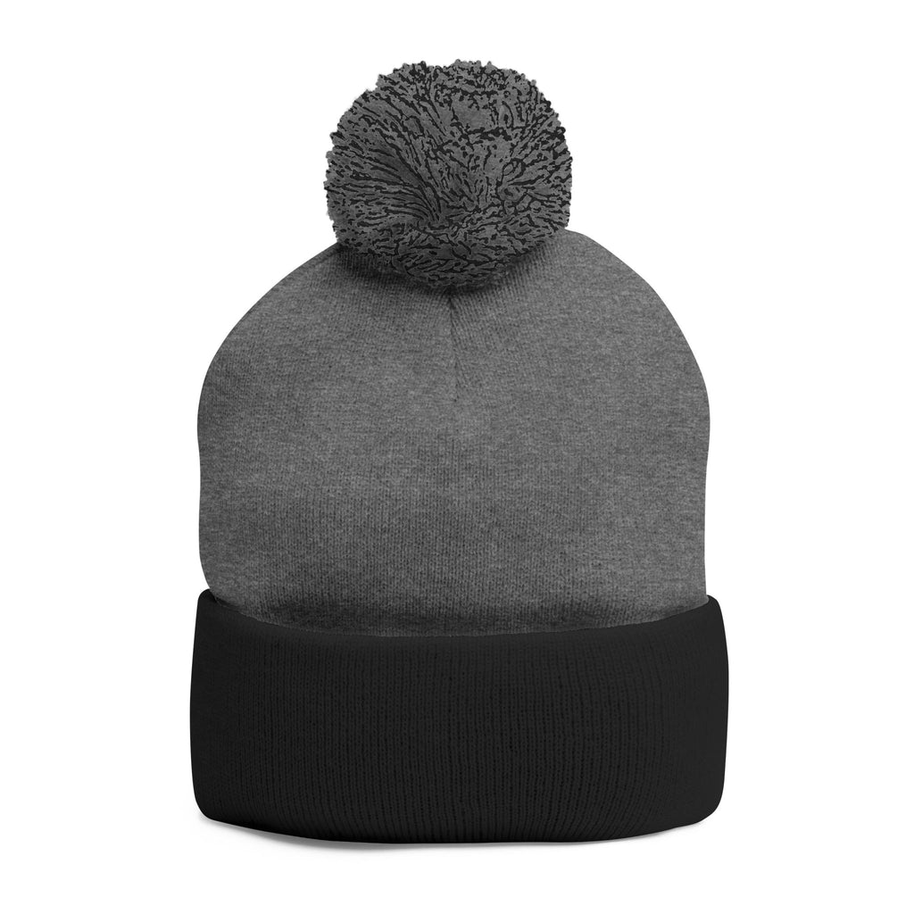Embroidered Pom-Pom Beanie — "You Are Berry Special" Cute Strawberry Knit Hat