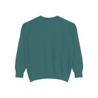 Minimalist "Be Kind" White Sweatshirt — Small Chest Text Crewneck