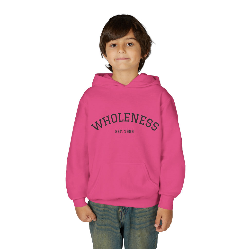 Wholeness Youth Hoodie – Vintage 'EST. 1995' Arch Logo