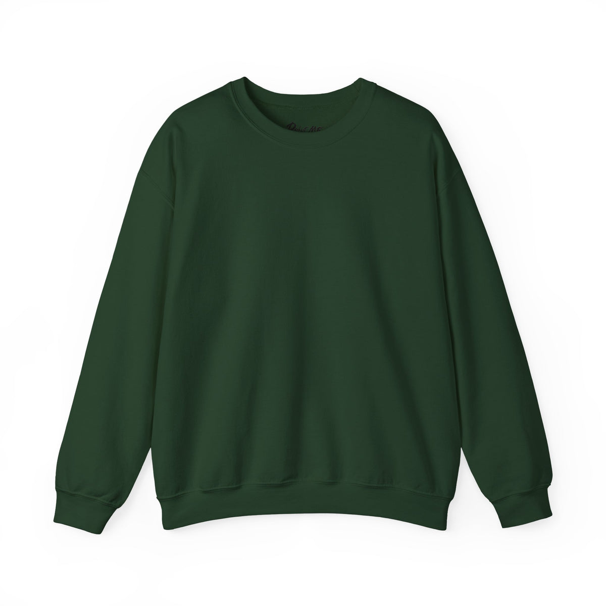 Crewneck Sweatshirt — Minimal Line Art Heart "I (heart) you" Back Design