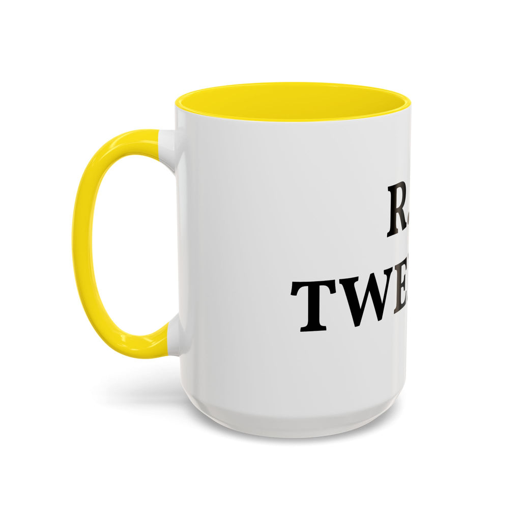 R.I.P Twenties Accent Coffee Mug — Funny Millennial Birthday & Turning 30 Gift