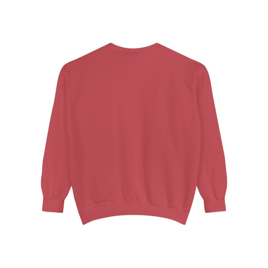 Minimalist "Be Kind" White Sweatshirt — Small Chest Text Crewneck