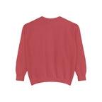 Minimalist "Be Kind" White Sweatshirt — Small Chest Text Crewneck