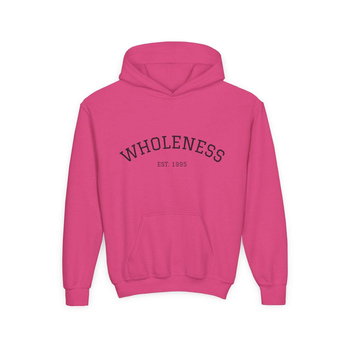 Wholeness Youth Hoodie – Vintage 'EST. 1995' Arch Logo