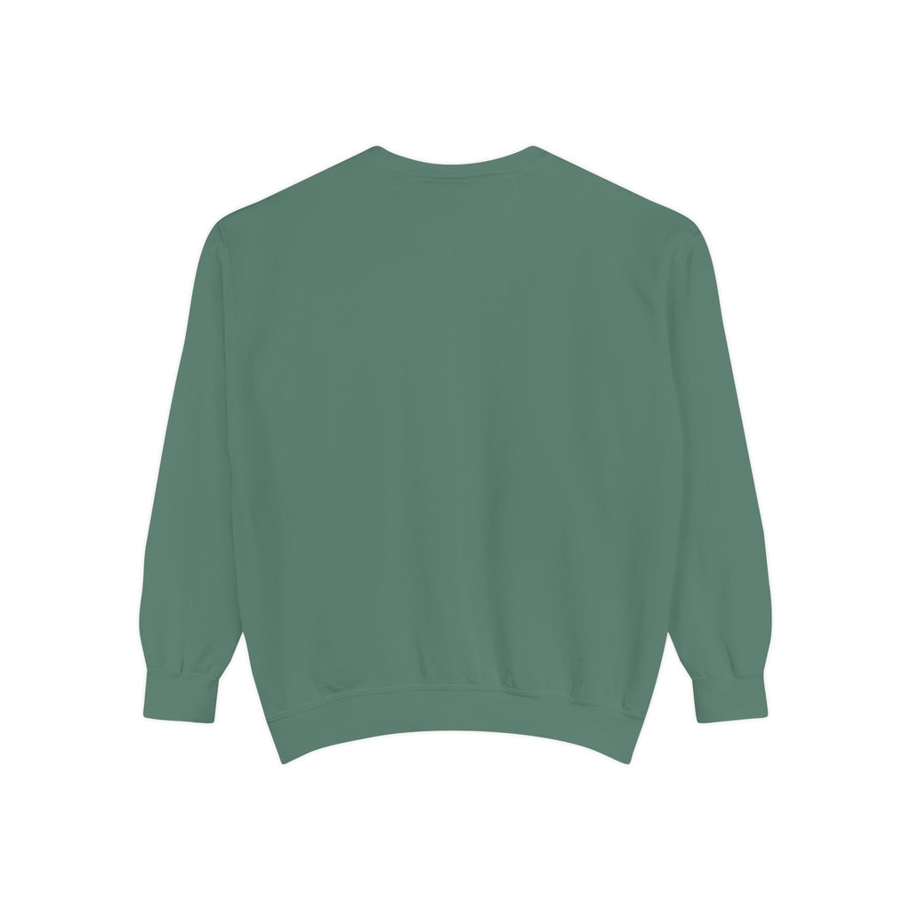 Minimalist "Be Kind" White Sweatshirt — Small Chest Text Crewneck