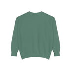 Minimalist "Be Kind" White Sweatshirt — Small Chest Text Crewneck