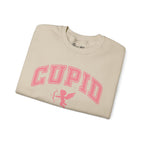 Crewneck Sweatshirt — Minimal Line Art Heart "I (heart) you" Back Design