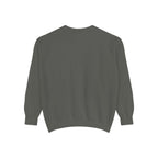Minimalist "Be Kind" White Sweatshirt — Small Chest Text Crewneck