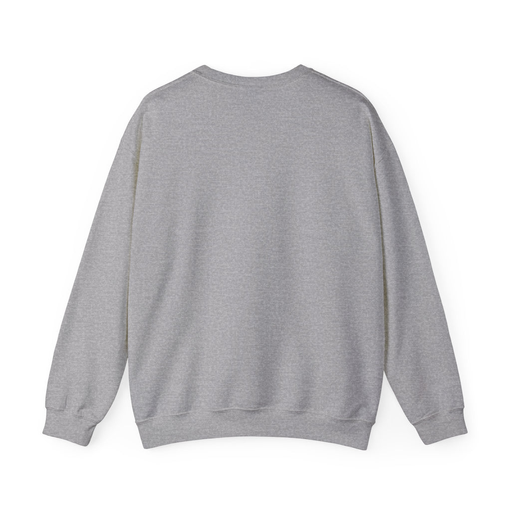 Crewneck Sweatshirt — Minimal Line Art Heart "I (heart) you" Back Design